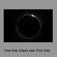Total Solar Eclipse seen from Static Peak  summit (3445m)